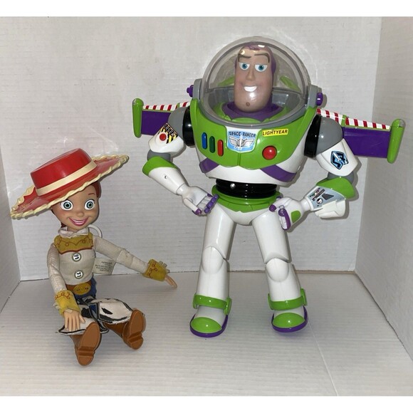 Disney Toy Story Jessie 15" Pull String Doll & Buzz Lightyear Complete - Picture 1 of 16